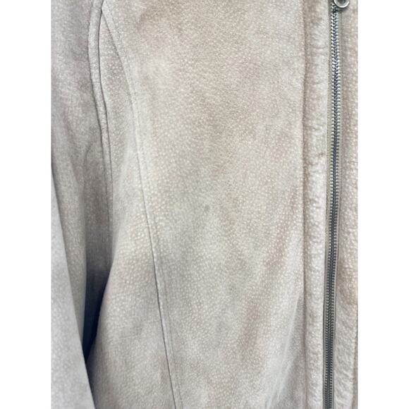 Vintage Penny Lane Style Genuine Leather Sherpa Winter Coat Western Womens XL - Picture 4 of 14